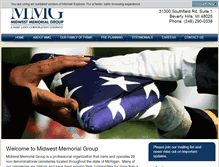 Tablet Screenshot of midwestmemorialgroup.com